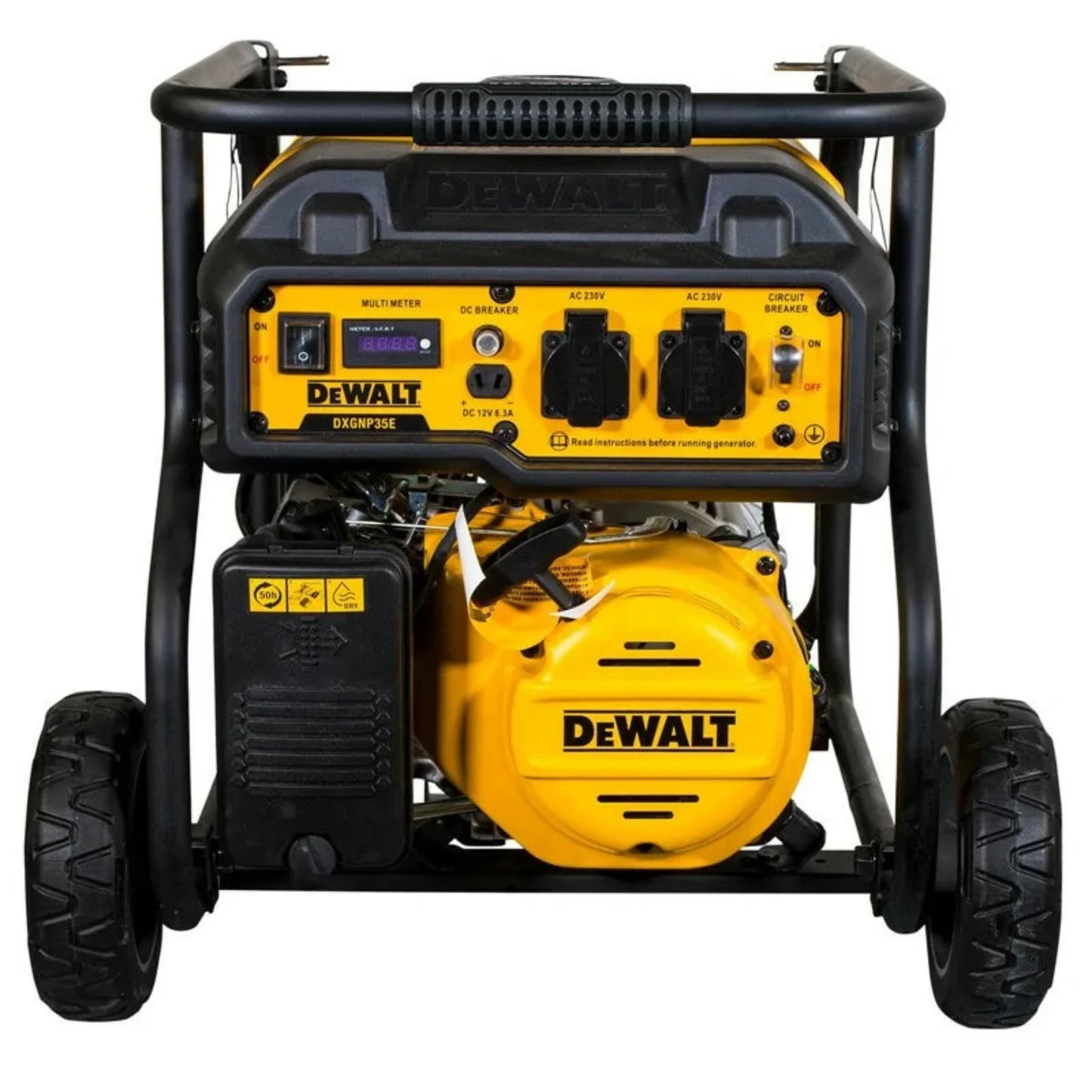 DEWALT Portable Inverter Generator, Silent, Rated Power 3200 Watts, Manual Start, 8L Petrol Tank, 7.5 Hrs Run time - DIY Store